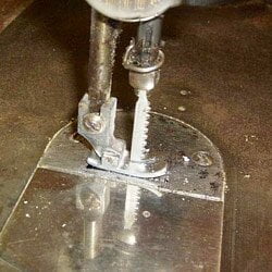 Jigsaw from a sewing machine